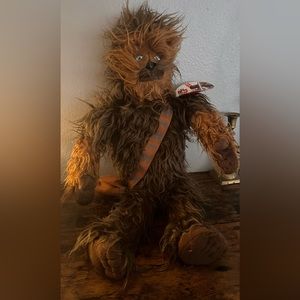 Star Wars Chewbacca plush toy stuffed animal brand new with tag 22” long Disney